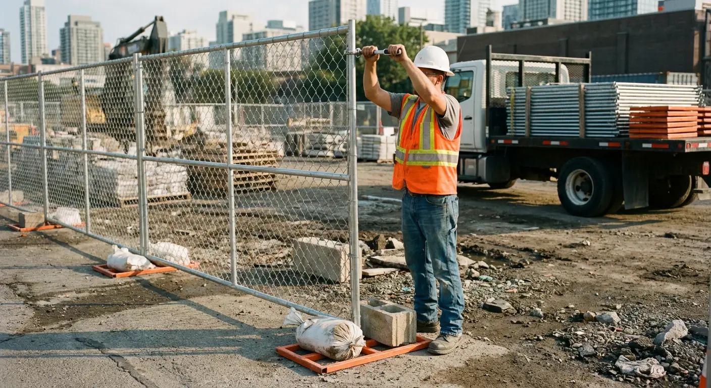 Temporary Fence Rental in Berwyn