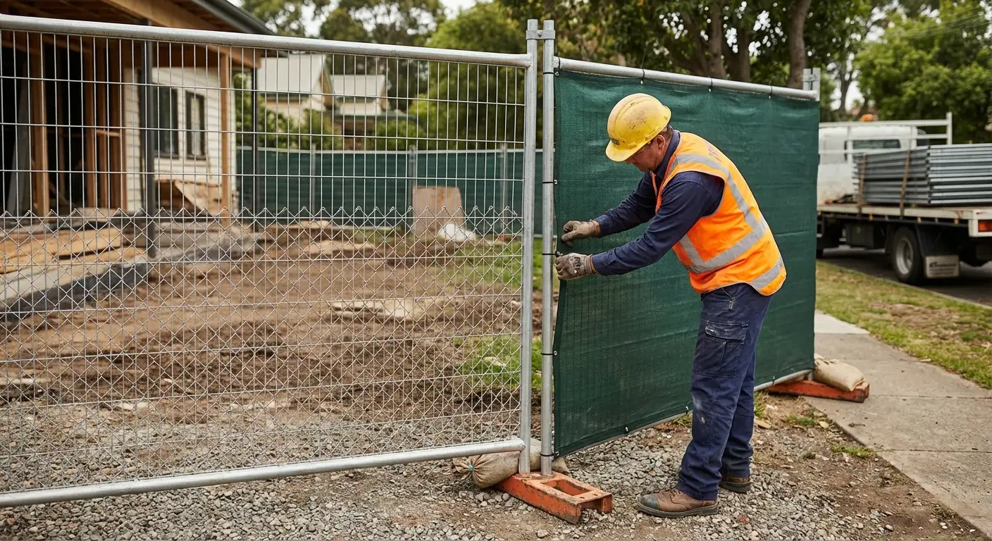 Berwyn residential fencing project