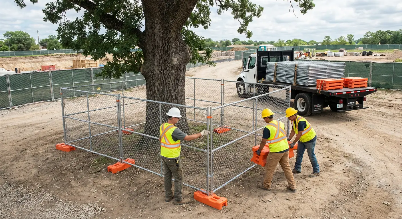 Temporary gate rental and secure perimeter fencing in Berwyn, IL