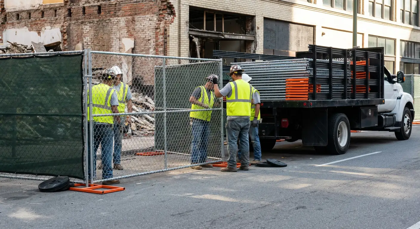 Berwyn fencing logistics and security challenges