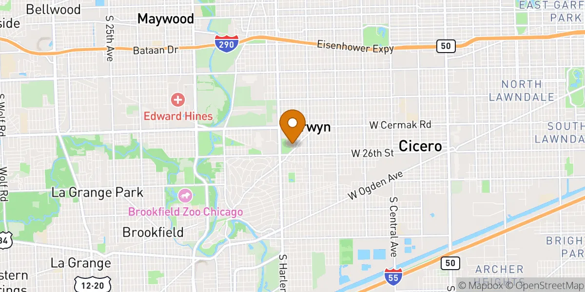  neighborhood map in Berwyn, IL