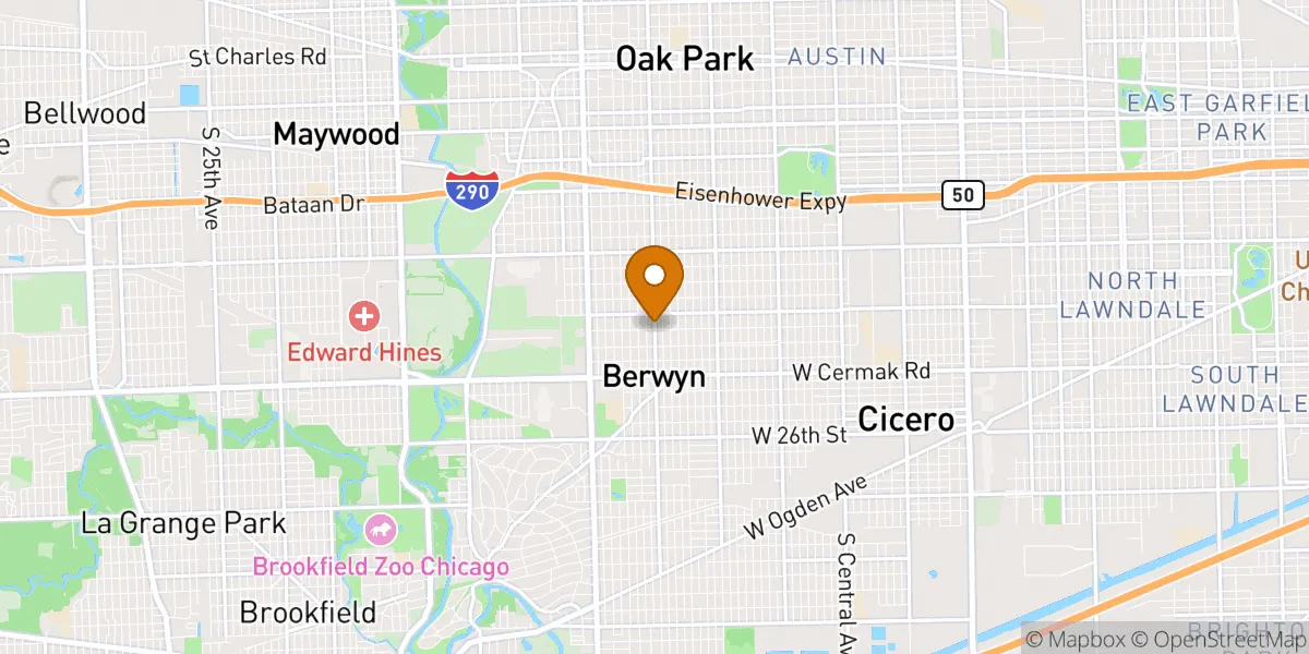  neighborhood map in Berwyn, IL