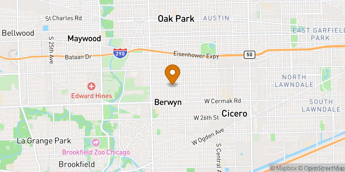  neighborhood map in Berwyn, IL