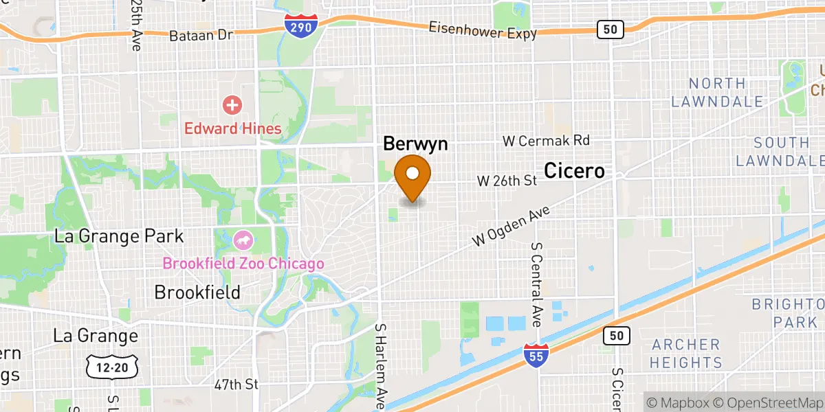  neighborhood map in Berwyn, IL