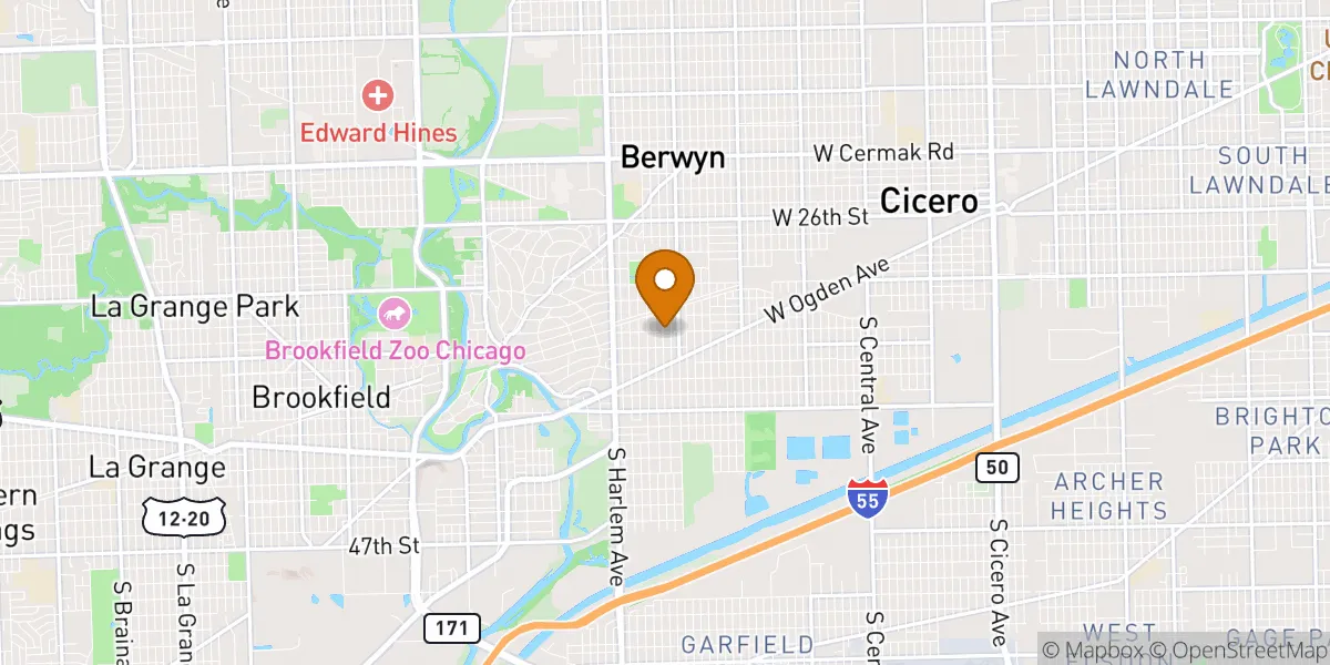  neighborhood map in Berwyn, IL