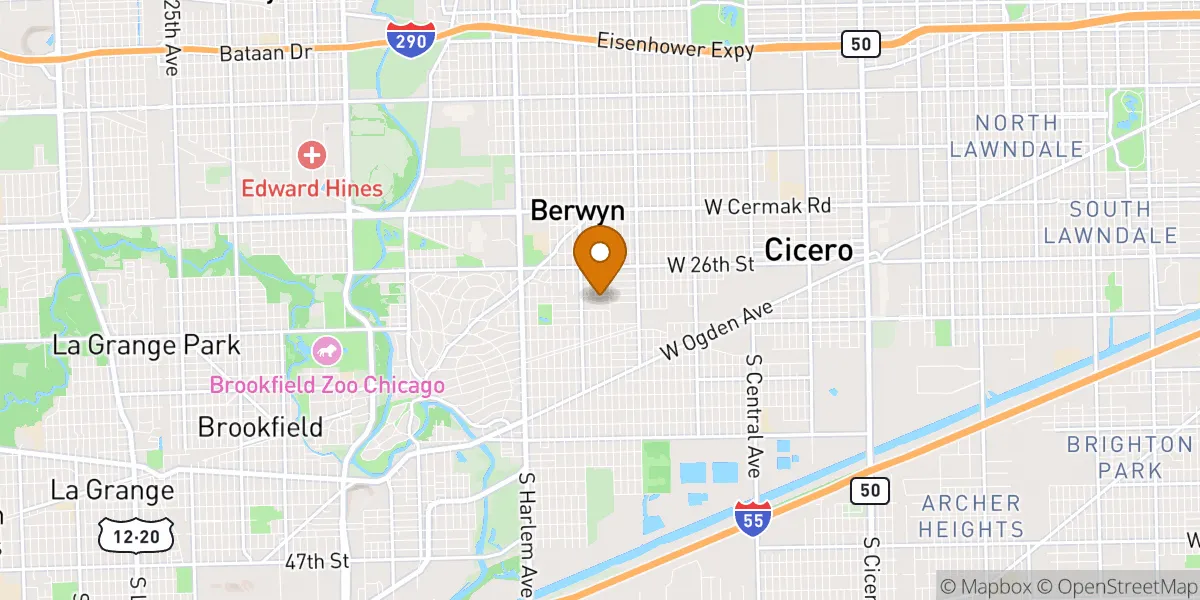 neighborhood map in Berwyn, IL